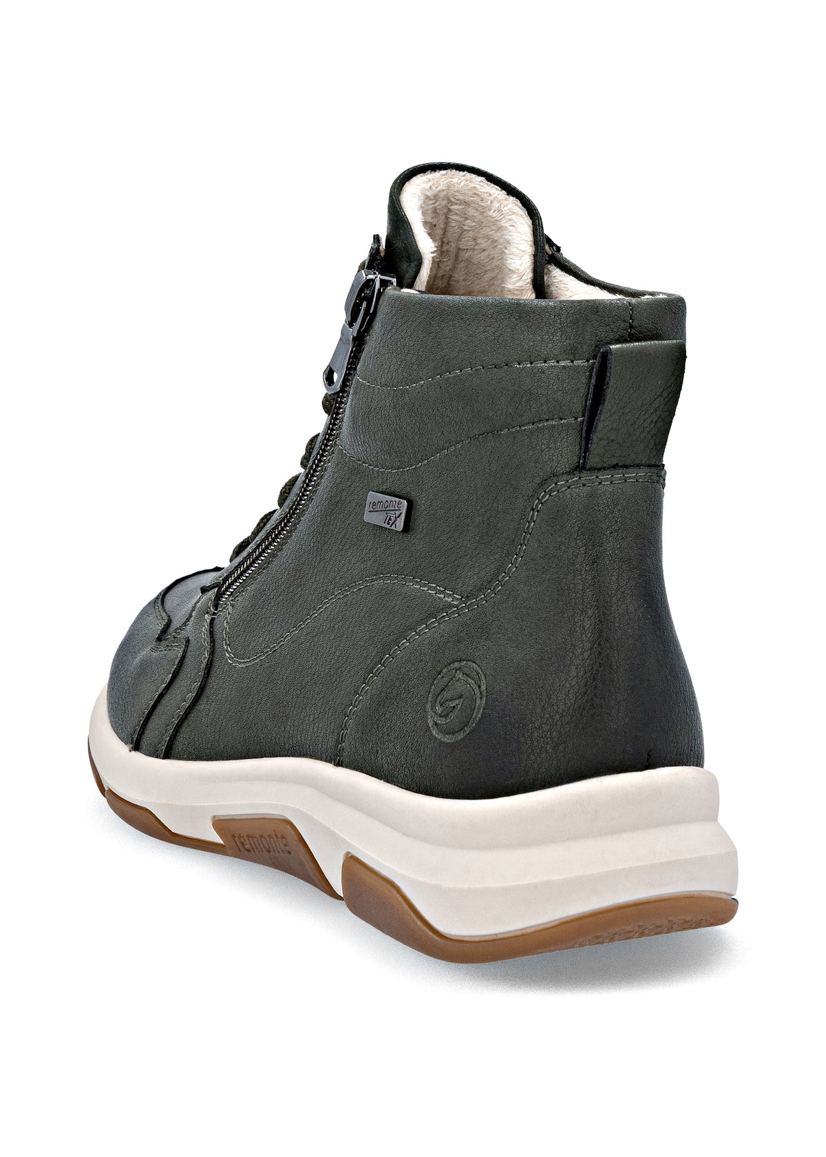 Rennot nilkkurit - vihreä nahka, Remonte-TEX