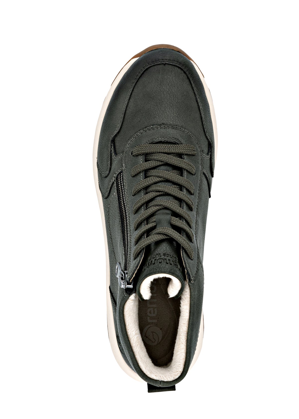 Rennot nilkkurit - vihreä nahka, Remonte-TEX