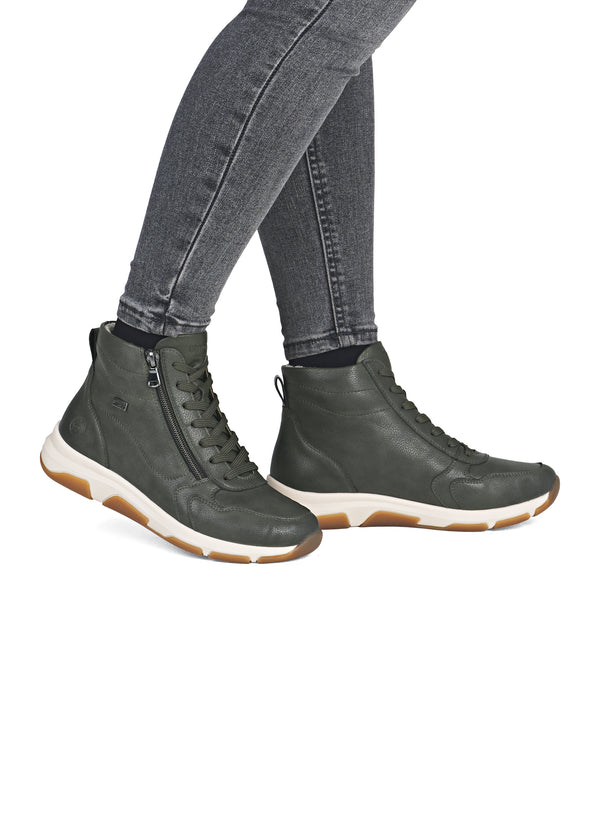 Rennot nilkkurit - vihreä nahka, Remonte-TEX