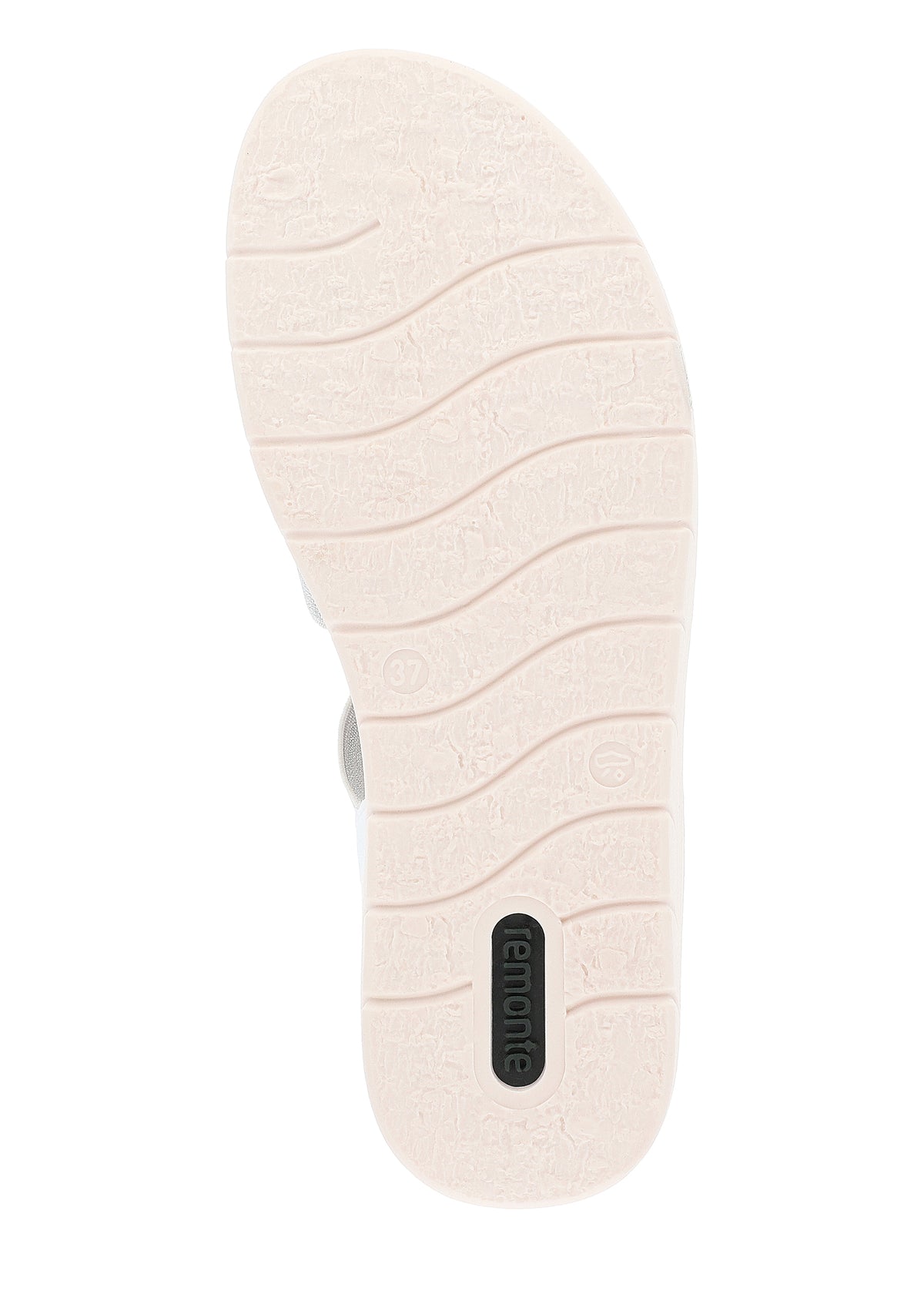 Sandaler med elastiska remmar - vita, silverdekorationer
