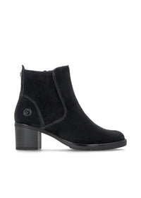 Nauhattomat nilkkurit tolppakorolla - musta mokkanahka