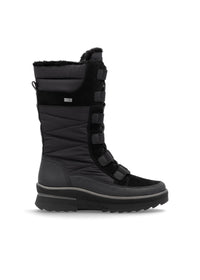 Winter boots with friction sole - black, Remonte-TEX