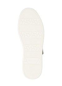 Tennarit - musta nahka, kultaiset yksityiskohdat, valkoinen pohja