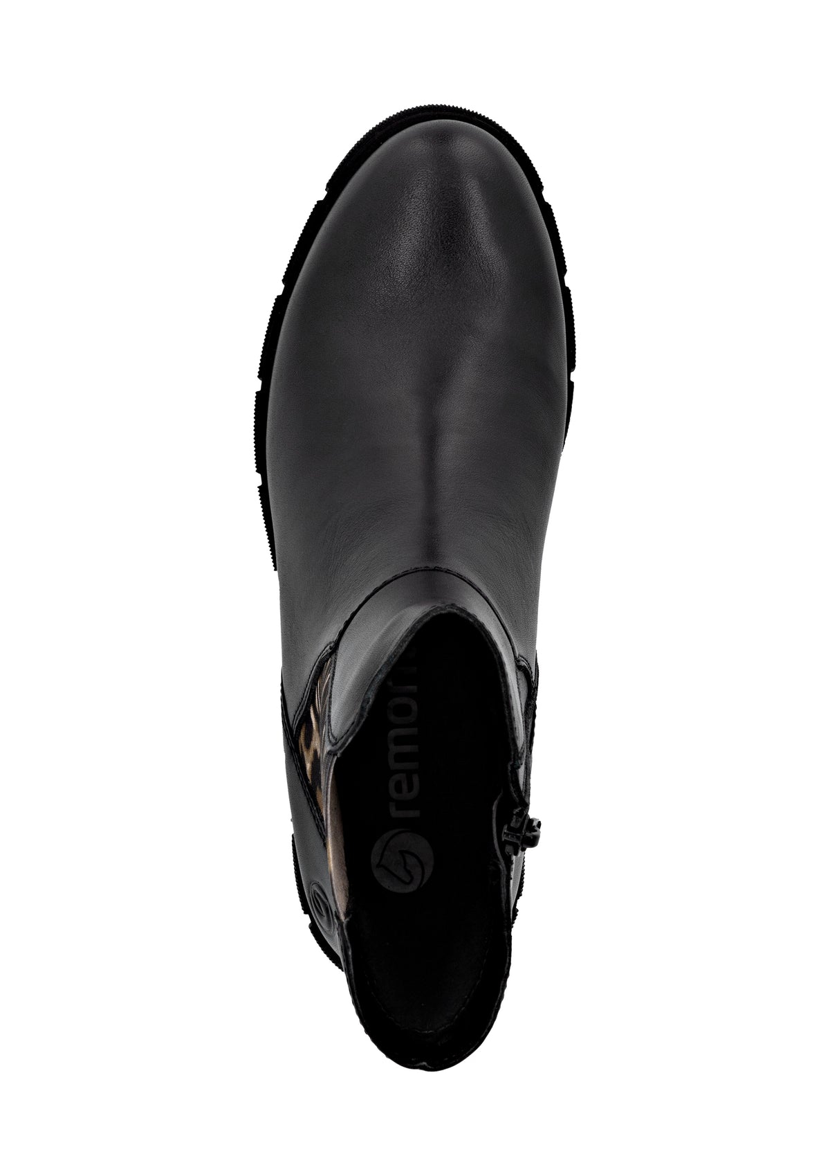 Chelseanilkkurit maiharipohjalla - musta nahka, leopardikuvio