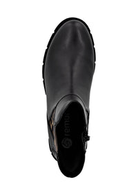 Chelseanilkkurit maiharipohjalla - musta nahka, leopardikuvio