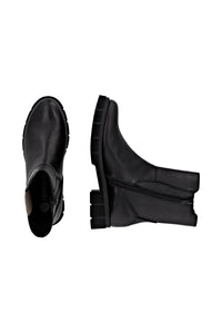 Chelseanilkkurit maiharipohjalla - musta nahka, leopardikuvio