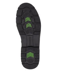 Winter shoes with a grip sole - black leather, Remonte-TEX