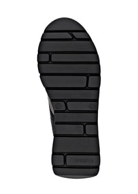 Tennarit pienellä kiilakorolla - mustat ja ruskeat sävyt, vegaaninen