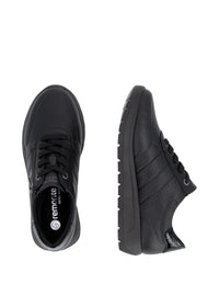 Tennarit - musta nahka, musta pohja