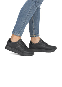 Tennarit - musta nahka, musta pohja