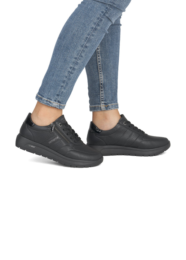 Tennarit - musta nahka, musta pohja