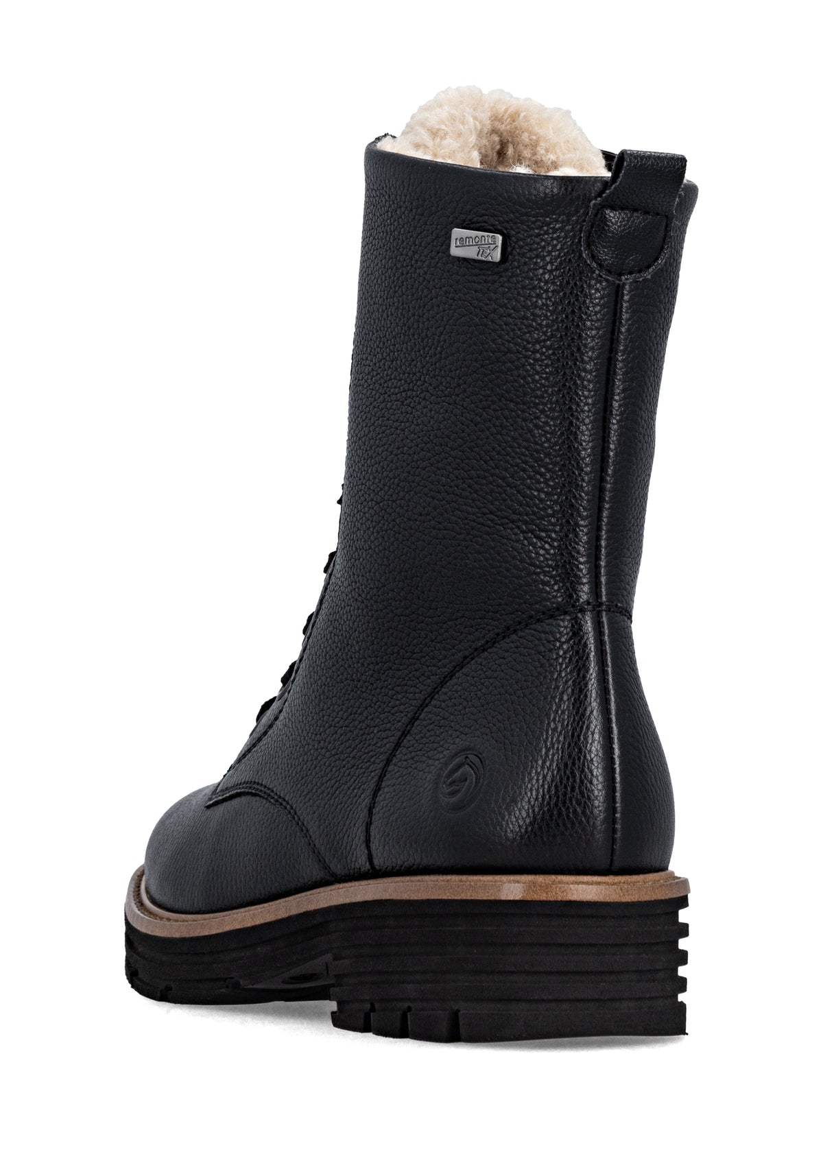 Maiharit lämpimällä villavuorella - musta nahka, Remonte-TEX