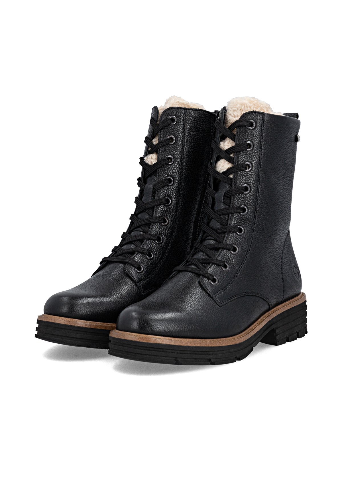 Maiharit lämpimällä villavuorella - musta nahka, Remonte-TEX