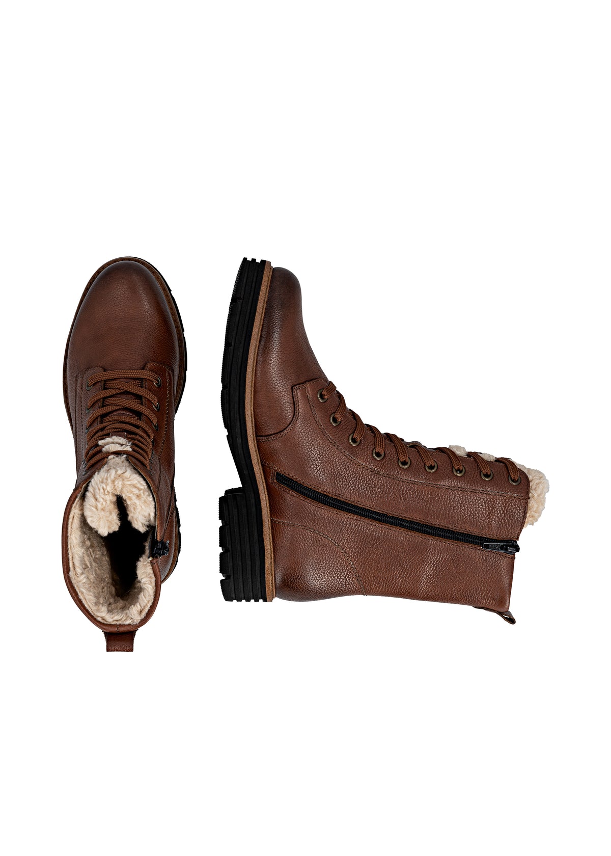 Maiharit lämpimällä villavuorella - ruskea nahka, Remonte-TEX