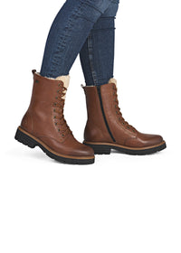 Maiharit lämpimällä villavuorella - ruskea nahka, Remonte-TEX