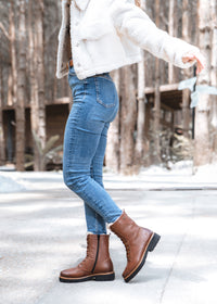 Maiharit lämpimällä villavuorella - ruskea nahka, Remonte-TEX