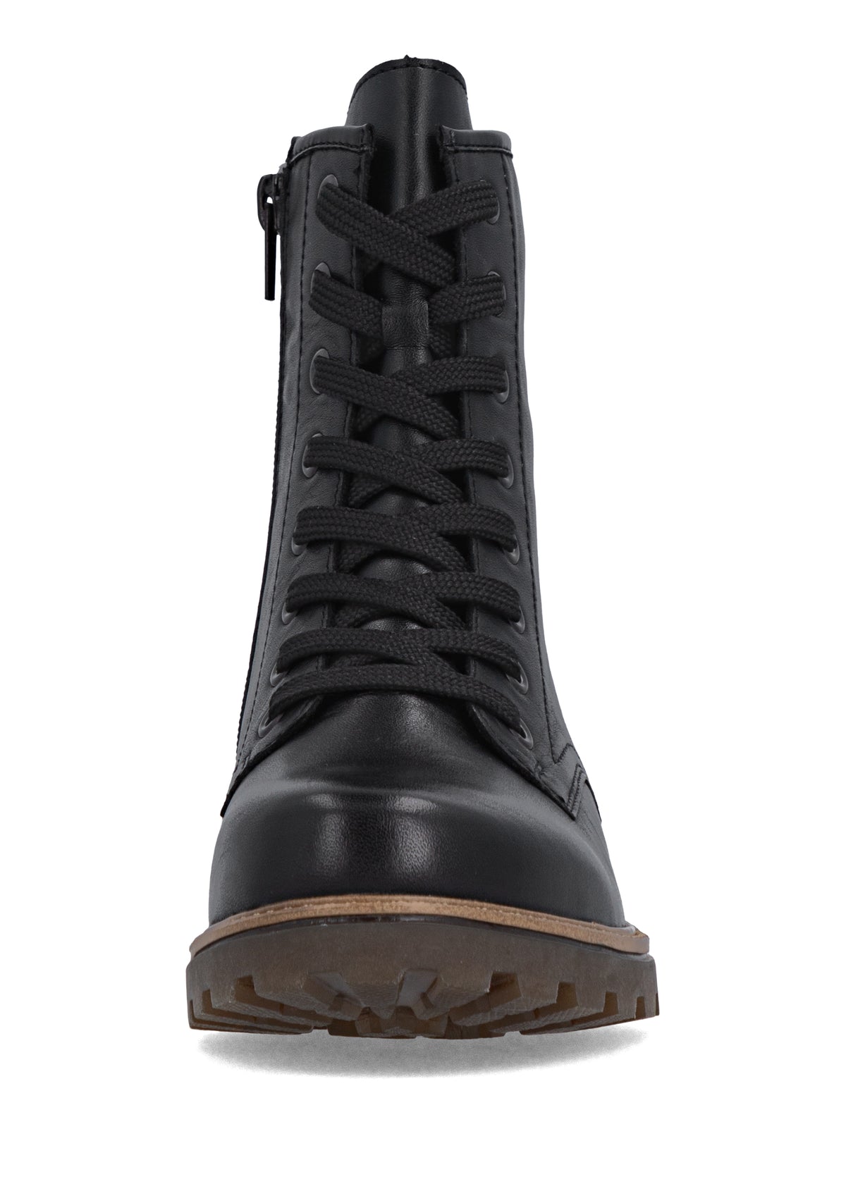 Nauhalliset nilkkurit - musta nahka, Remonte-TEX