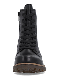 Nauhalliset nilkkurit - musta nahka, Remonte-TEX