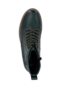 Nauhalliset nilkkurit - oliivinvihreä nahka, Remonte-TEX