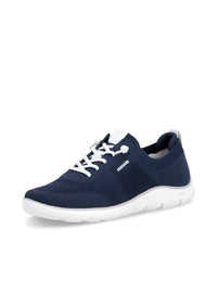 Kangastennarit joustonauhoilla - tummansininen, valkoiset nauhat