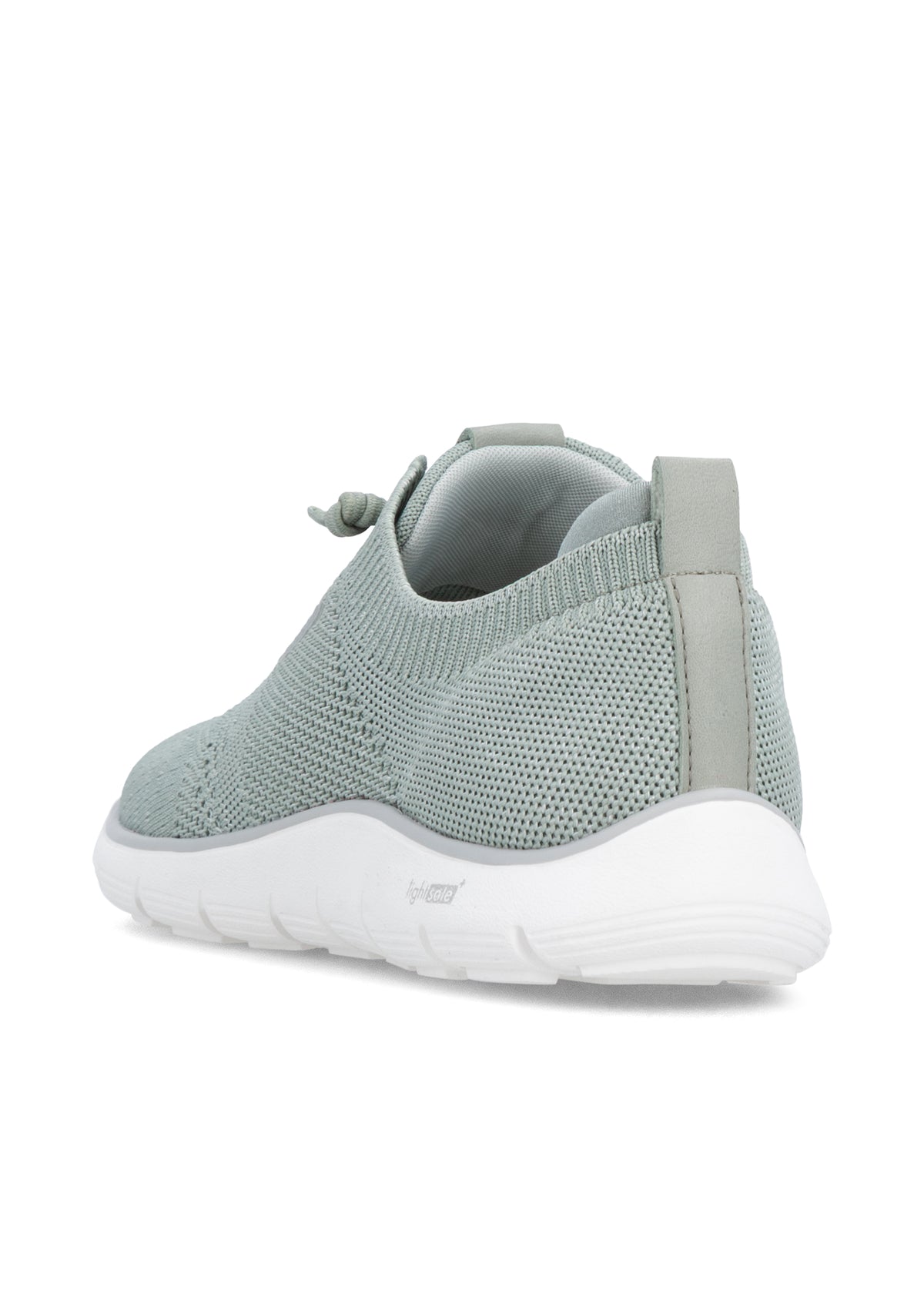 Tygsneakers med elastiska snören - grön