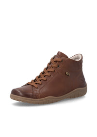 Ankelboots med låg skaft - brun läder, Remonte-TEX