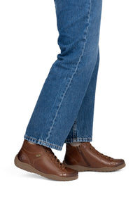 Ankelboots med låg skaft - brun läder, Remonte-TEX