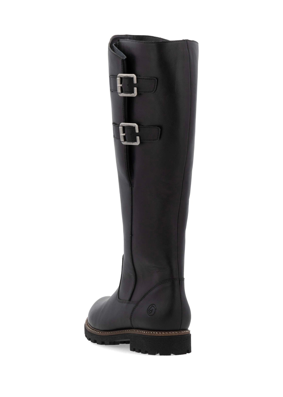 Boots - black, brown upper shaft, adjustable L-XL shaft