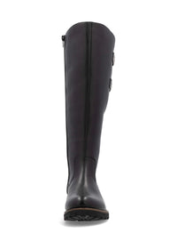 Boots - black, brown upper shaft, adjustable L-XL shaft