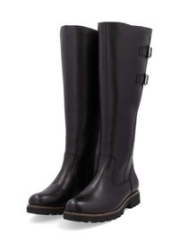 Boots - black, brown upper shaft, adjustable L-XL shaft