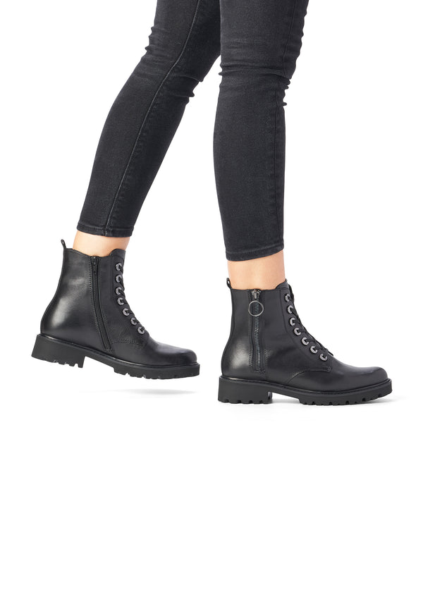 Maiharinilkkurit - musta nahka, vetoketjukoriste