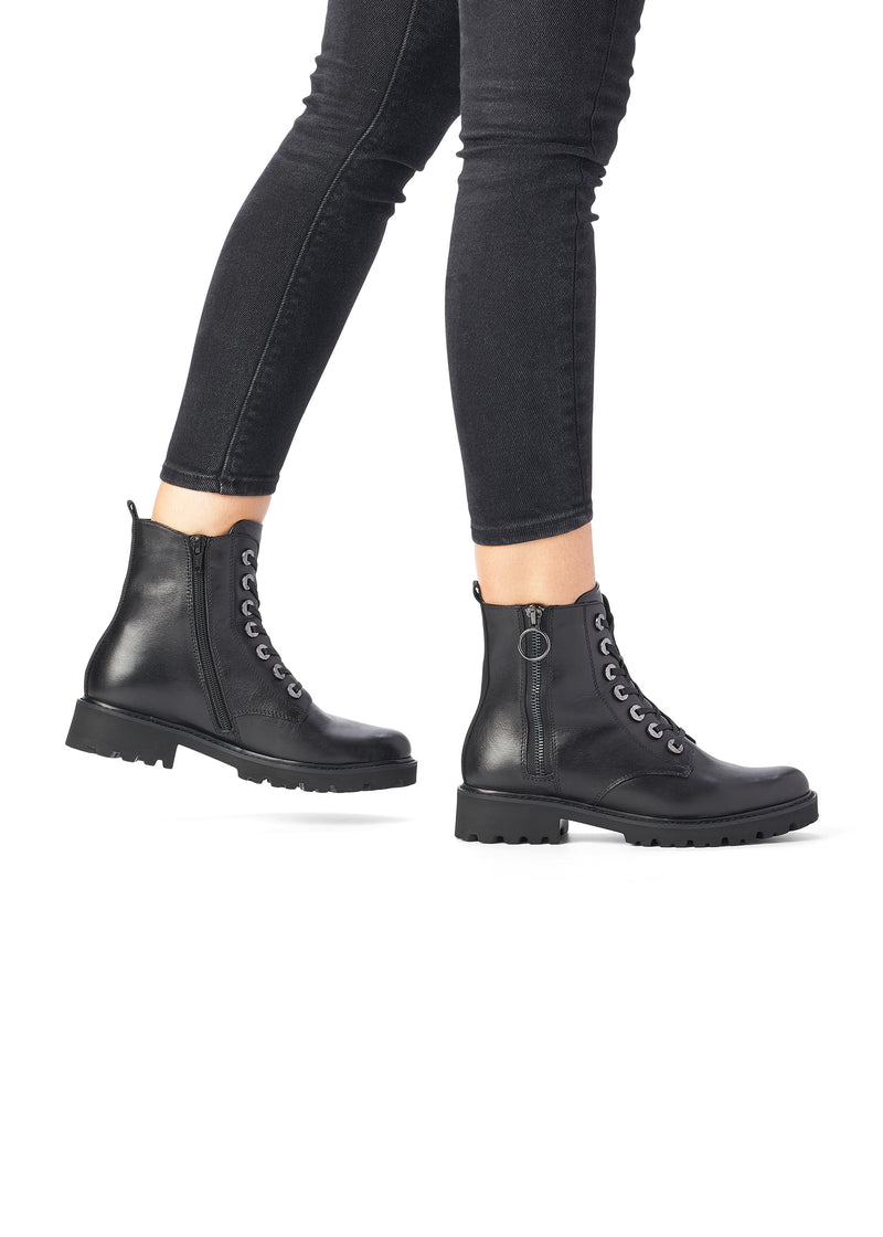 Maiharinilkkurit - musta nahka, vetoketjukoriste