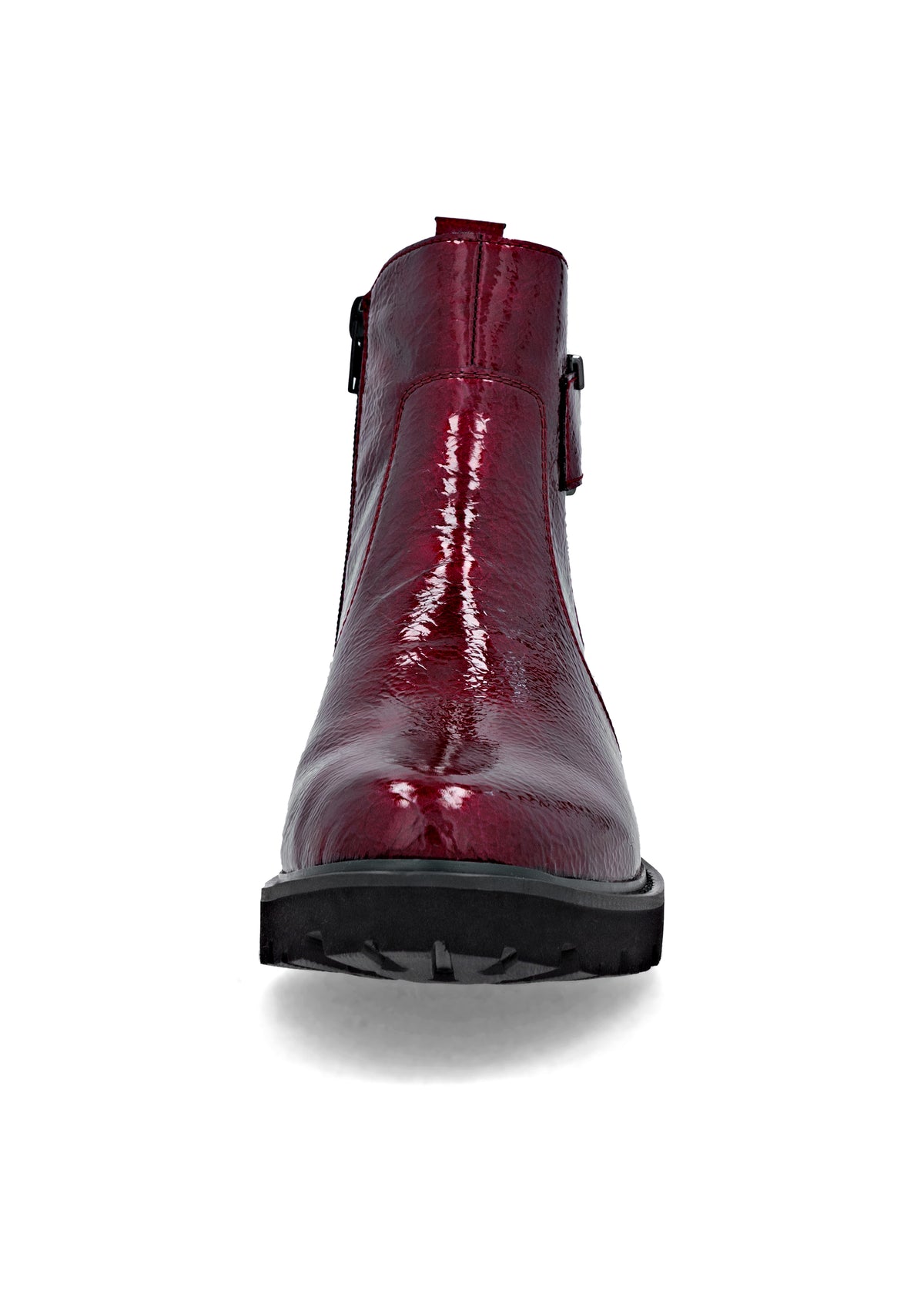 Chelseanilkkurit - kiiltävä tummanpunainen