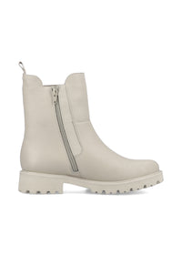 Chelsea ankle boots with a thick sole - cream