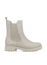 Chelsea ankle boots with a thick sole - cream