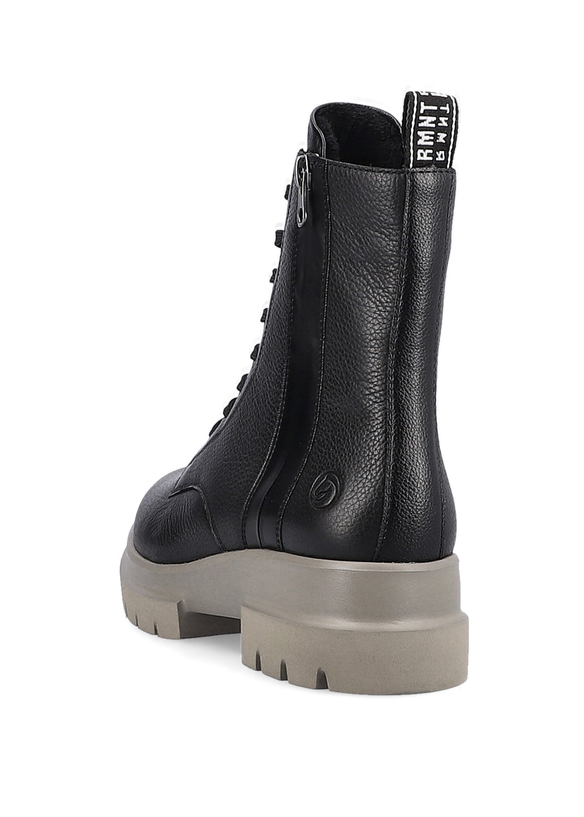 Ankle boots with stud heel - black, light sole