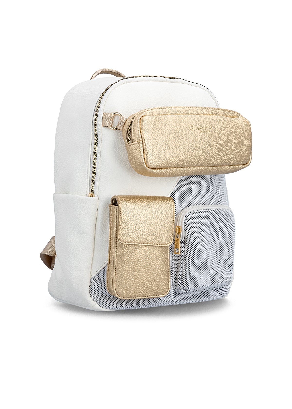 Naisten reppu - vaalea-kulta