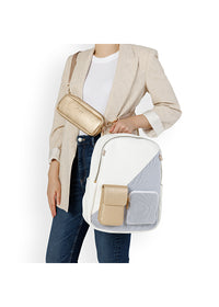 Naisten reppu - vaalea-kulta