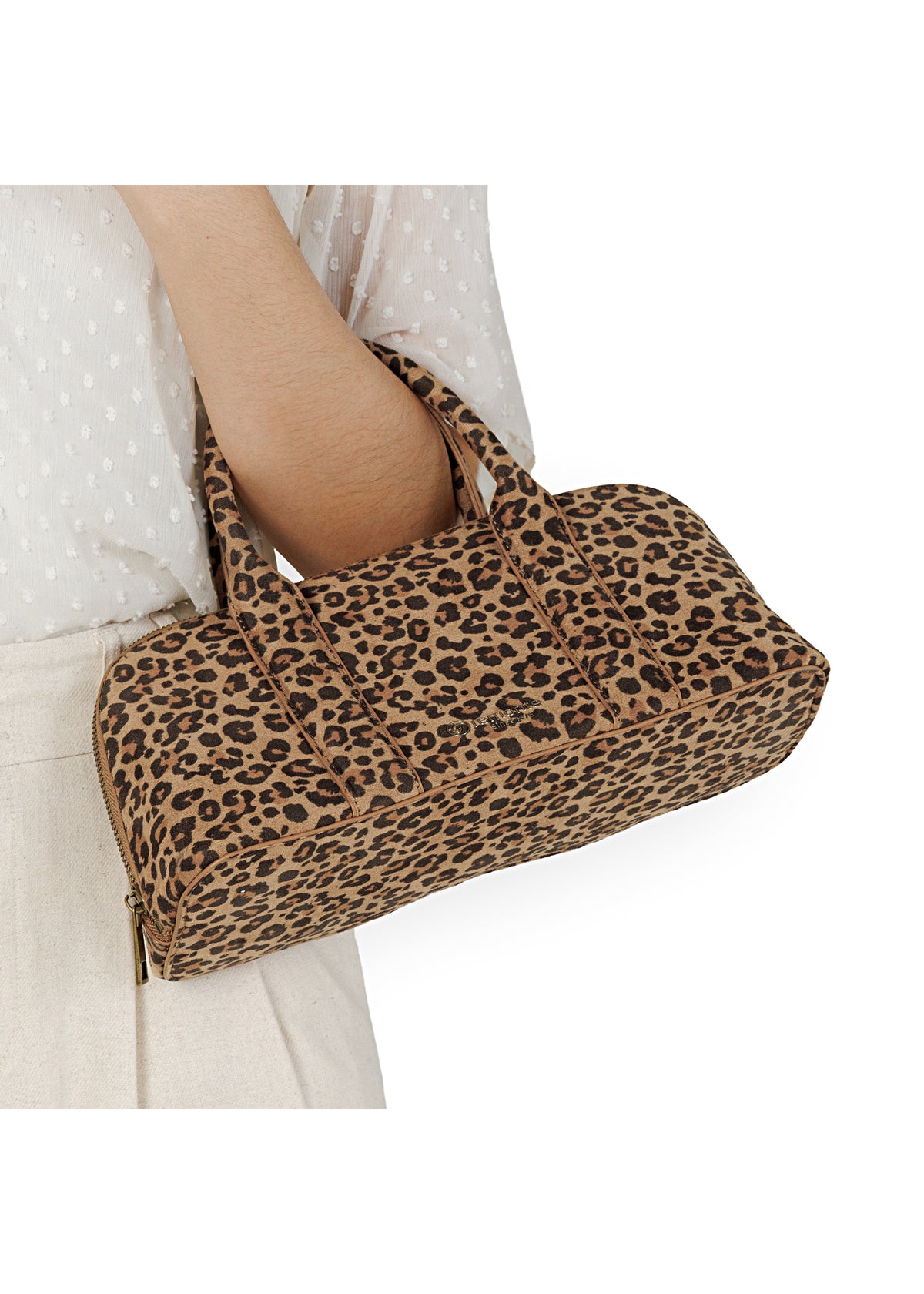 Naisten käsilaukku - leopardikuvio