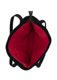 Naisten iso olkalaukku - musta shopper