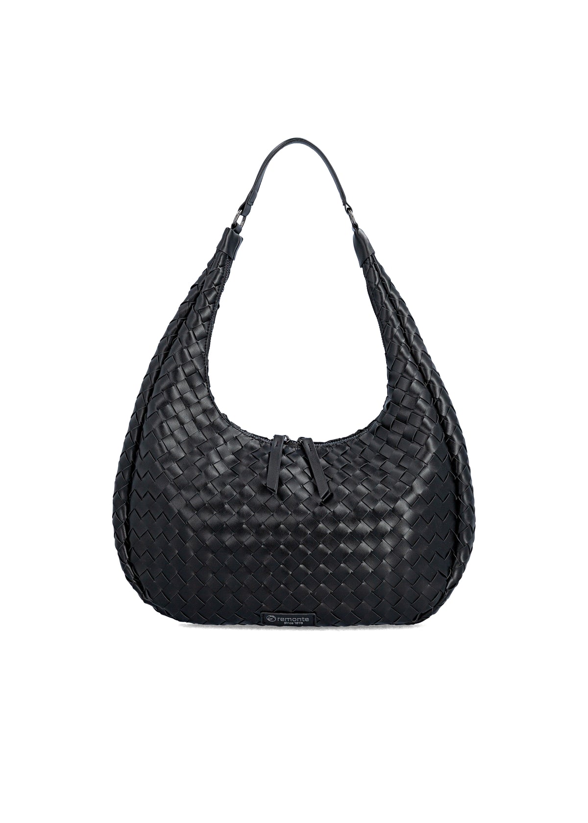 Naisten käsilaukku - musta punos