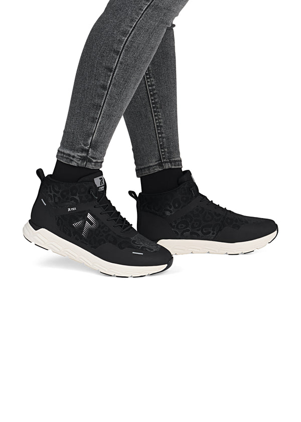 Rennot nilkkurit - musta tekstiili, Rieker-TEX