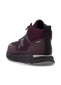 Rennot nilkkurit - tummanpunainen tekstiili, Rieker-TEX