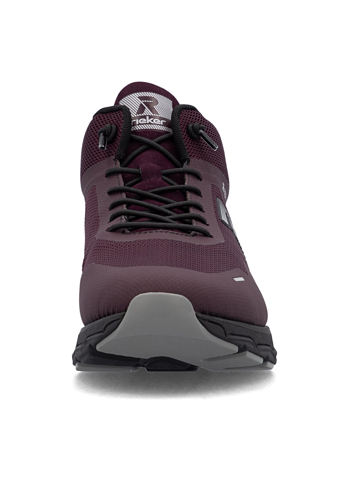 Rennot nilkkurit - tummanpunainen tekstiili, Rieker-TEX