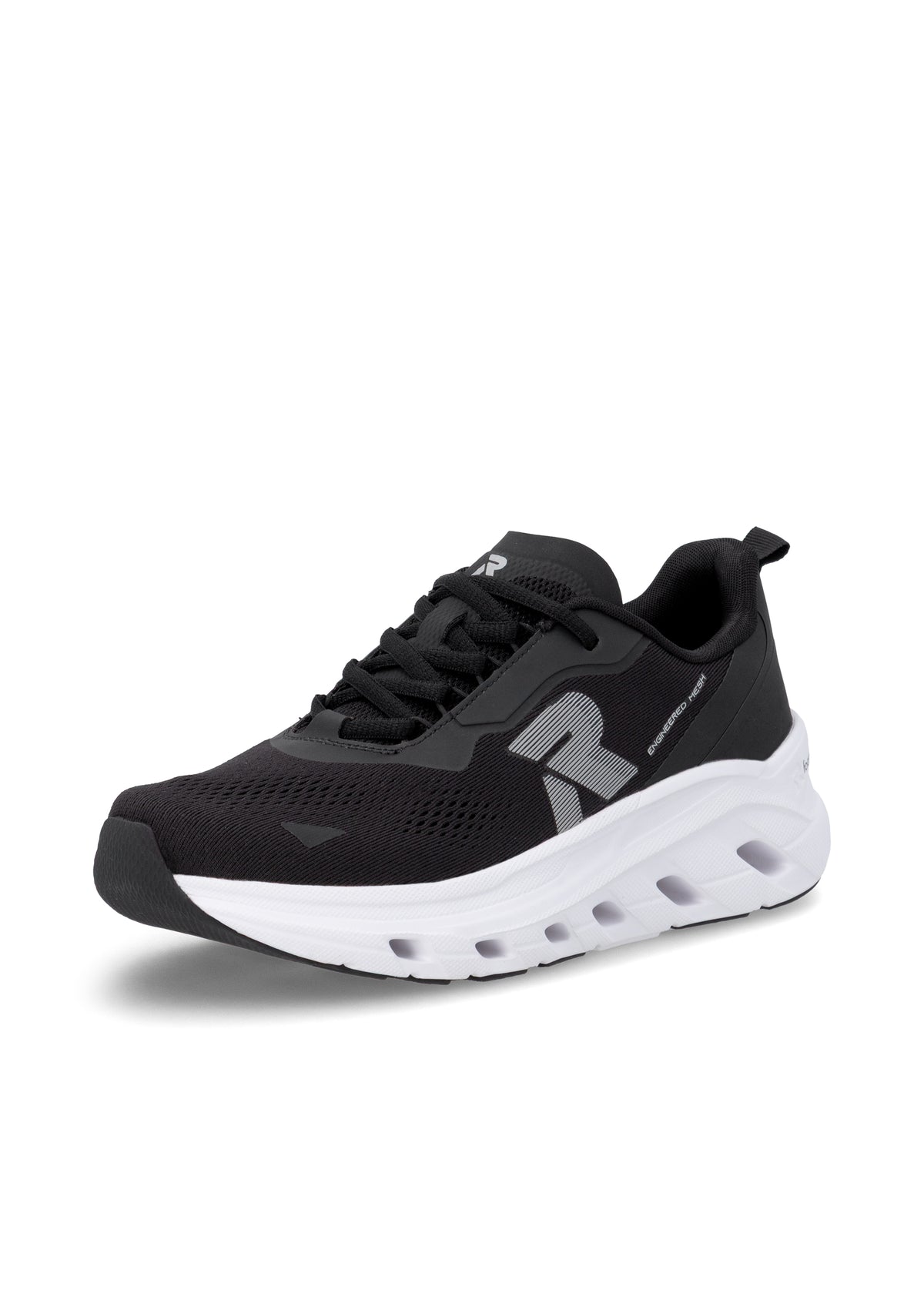 Sneakers - svart tyg, Foamtech-sula