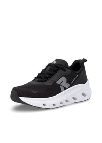 Sneakers - svart tyg, Foamtech-sula