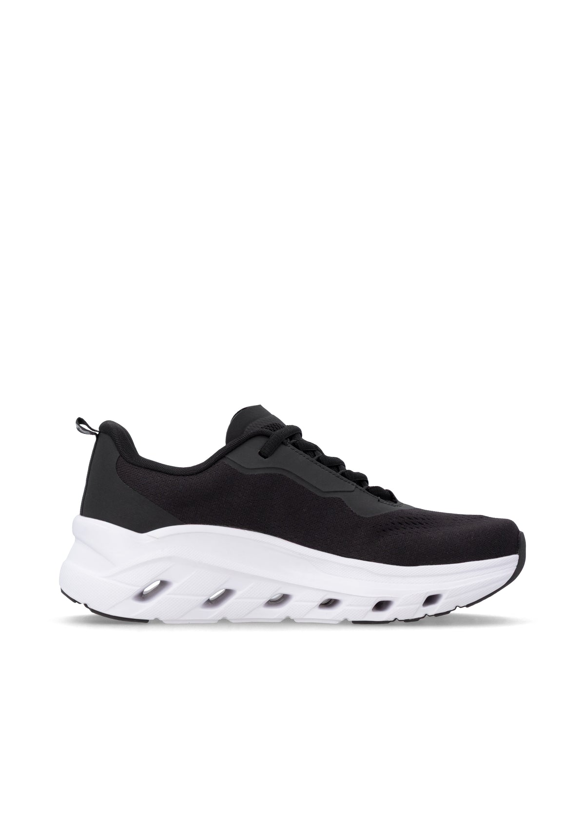 Sneakers - svart tyg, Foamtech-sula