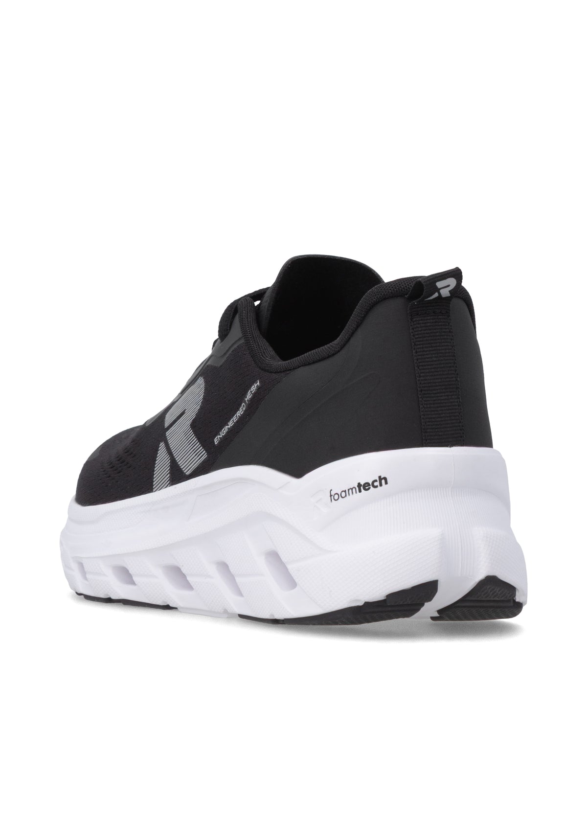 Sneakers - svart tyg, Foamtech-sula