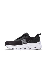 Sneakers - svart tyg, Foamtech-sula