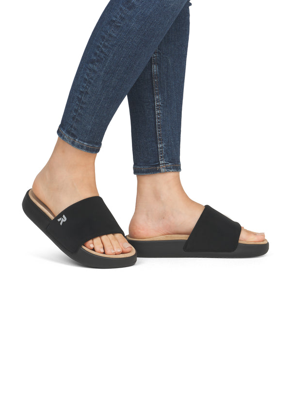 Slip-on sandals - black